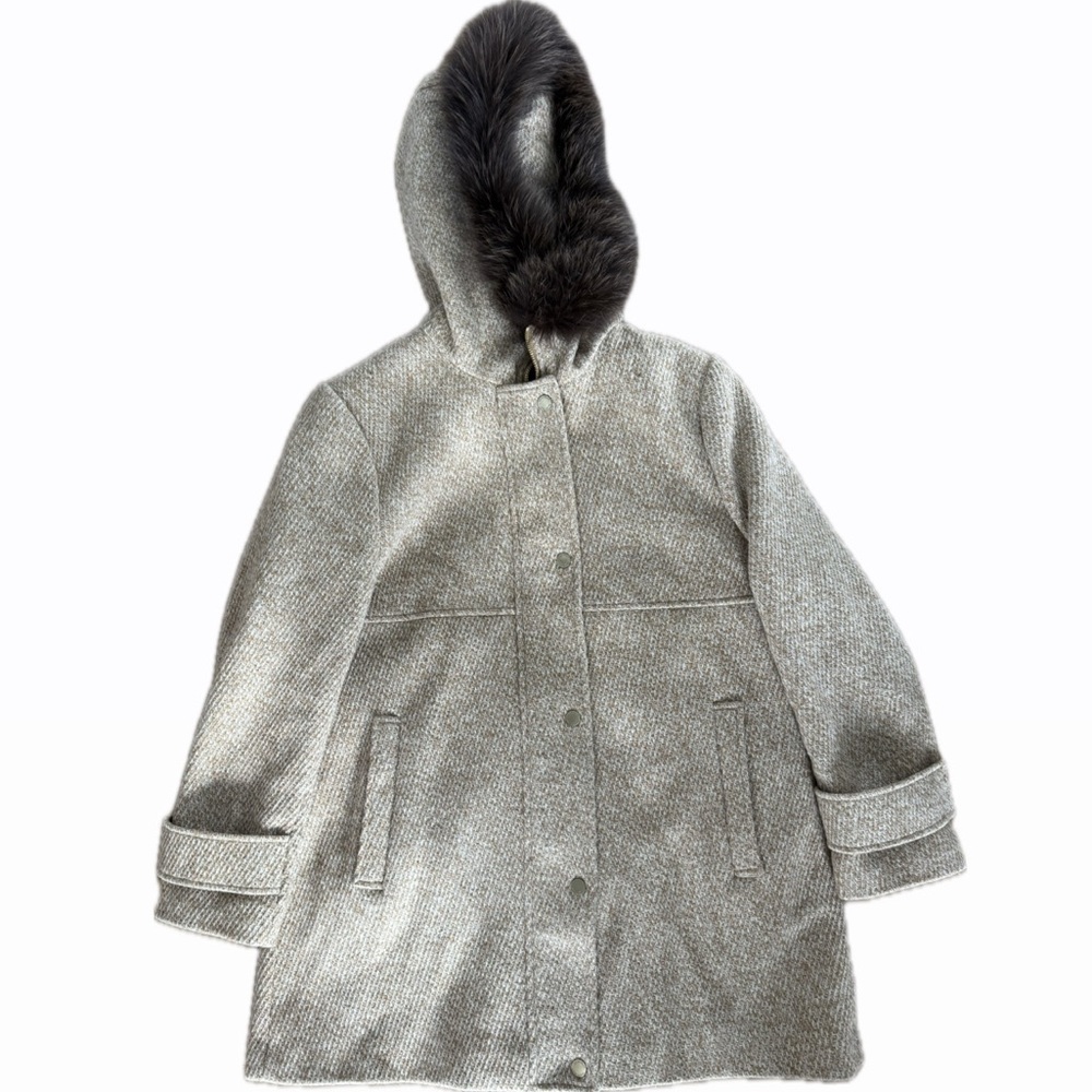 Woman - Hooded Coat Real Fox Fur 🦊